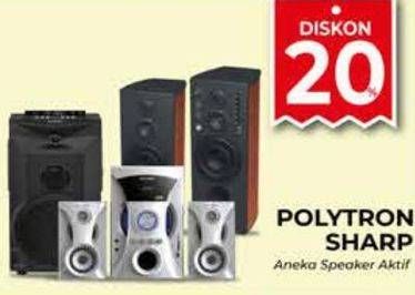 Promo Harga Polytron/Sharp Speaker  - Yogya