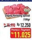 Promo Harga Daging Rendang Sapi per 100 gr - Hypermart