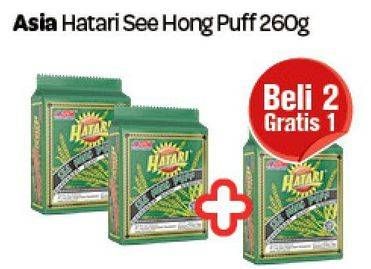 Promo Harga ASIA HATARI See Hong Puff Reguler per 2 bungkus 260 gr - Carrefour