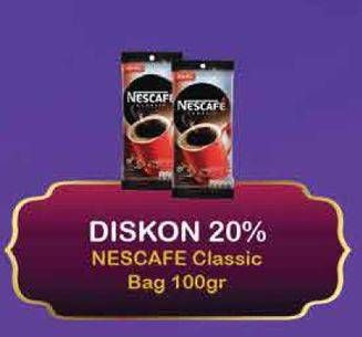 Promo Harga Nescafe Classic Coffee 100 gr - Hypermart