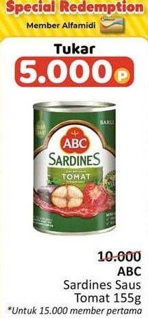 Promo Harga ABC Sardines Saus Tomat 155 gr - Alfamidi