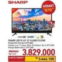 Promo Harga SHARP 2T-C42BD1i | LED TV 42"  - Carrefour