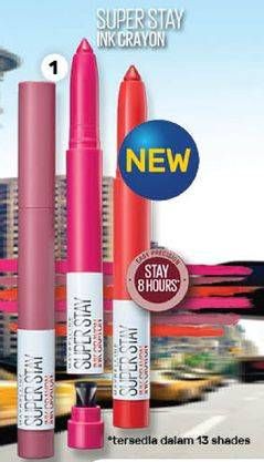 Promo Harga MAYBELLINE Superstay Ink Crayon  - Guardian