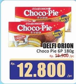 Promo Harga Delfi Orion Choco Pie Original per 6 pcs 30 gr - Hari Hari