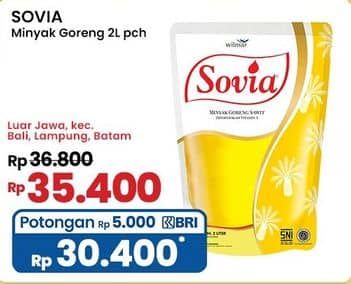 Promo Harga Sovia Minyak Goreng 2000 ml - Indomaret