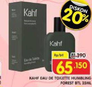 Promo Harga Kahf Eau De Toilette Humbling Forest 35 ml - Superindo