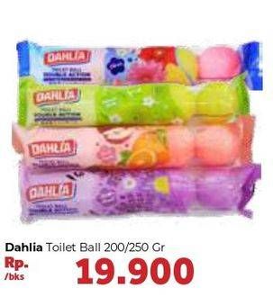 Promo Harga DAHLIA Toilet Color Ball 200gr/250gr  - Carrefour