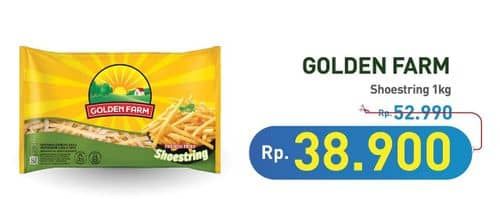 Golden Farm French Fries 1000 gr Diskon 26%, Harga Promo Rp38.900, Harga Normal Rp52.990