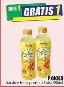 Promo Harga POKKA Natsbee Drink Honey Lemon 350 ml - Hari Hari