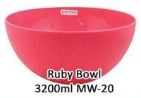 Promo Harga Lion Star Ruby Bowl MW-20 3200 ml - Hari Hari