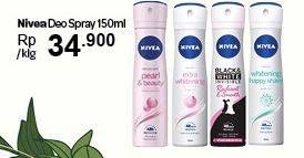 Promo Harga NIVEA Deo Spray 150 ml - Carrefour