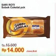 Promo Harga SARI ROTI Manis Sobek Coklat  - Indomaret