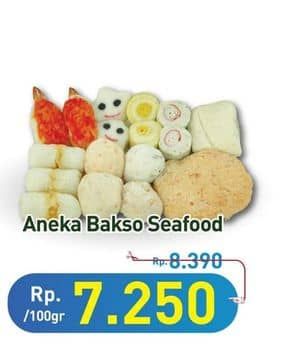 Promo Harga Aneka Bakso Seafood per 100 gr - Hypermart