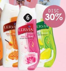 Promo Harga LERVIA Shower Cream All Variants 250 ml - LotteMart