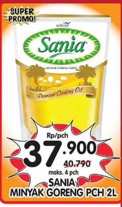 Promo Harga Sania Minyak Goreng 2000 ml - Superindo