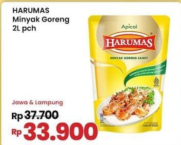 Promo Harga Harumas Minyak Goreng 2000 ml - Indomaret