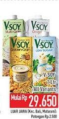 Promo Harga V-soy Soya Bean Milk All Variants 1000 ml - Hypermart