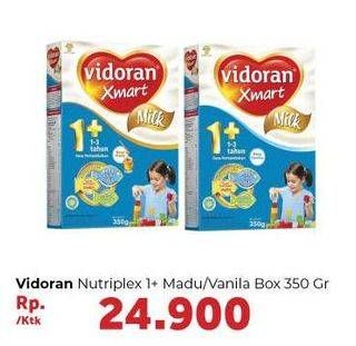 Promo Harga VIDORAN Xmart 1+ Vanilla, Madu 350 gr - Carrefour