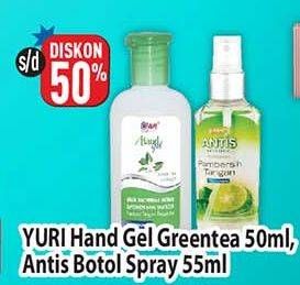 Promo Harga ANTIS/YURI Hand Sanitizer  - Hypermart