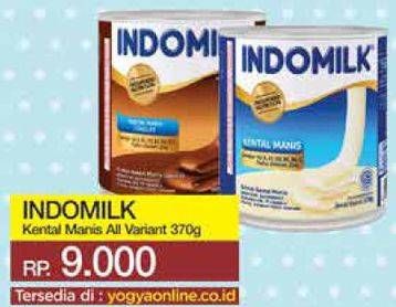 Promo Harga INDOMILK Susu Kental Manis All Variants 370 gr - Yogya