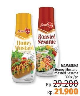 Promo Harga MAMASUKA Salad Dressing Honey Mustard, Roasted Sesame 300 gr - LotteMart