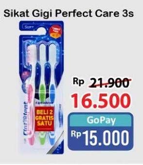 Promo Harga Ciptadent Sikat Gigi Perfect Care Soft 3 pcs - Alfamart