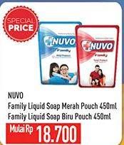 Promo Harga NUVO Body Wash Mild Protect, Total Protect 450 ml - Hypermart