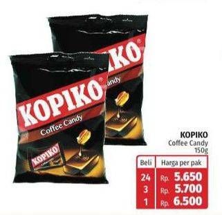 Promo Harga KOPIKO Coffee Candy 150 gr - Lotte Grosir