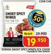 Promo Harga Korasa Chicken Smoky Spicy Wings 460 gr - Superindo