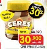 Promo Harga Ceres Duo Choco Spread All Variants 350 gr - Superindo