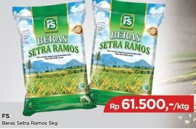 Promo Harga FS Beras Setra Ramos 5 kg - TIP TOP