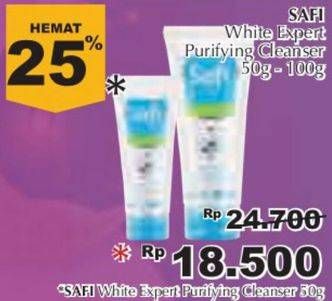 Promo Harga SAFI White Expert Facial Cleanser  - Giant