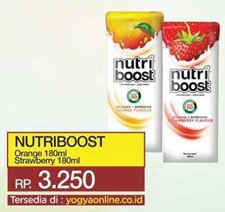 Promo Harga MINUTE MAID Nutriboost Orange, Strawberry 180 ml - Yogya