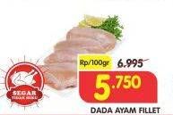 Promo Harga Ayam Fillet per 100 gr - Superindo