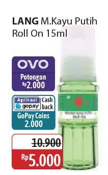 Promo Harga Cap Lang Minyak Kayu Putih Roll On 15 ml - Alfamidi