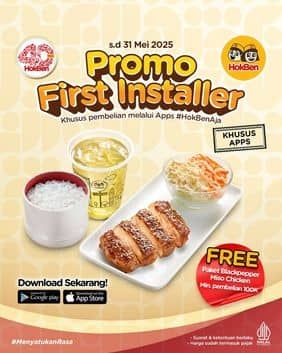 Promo Harga Promo First Installer  - HokBen