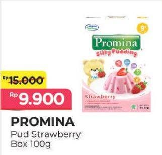 Promo Harga PROMINA Silky Puding Strawberry 100 gr - Alfamart