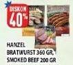 Bratwurst 360g/ Smoked Beef 200g