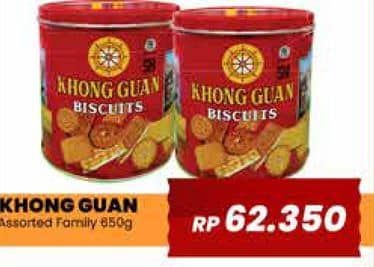 Promo Harga Khong Guan Assorted Biscuits Family 650 gr - Yogya