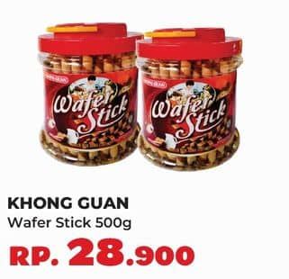 Promo Harga Khong Guan Wafer Stick Vanila 500 gr - Yogya