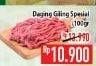 Promo Harga Daging Giling Sapi Spesial per 100 gr - Hypermart