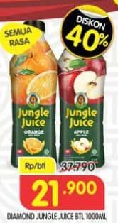 Promo Harga Diamond Jungle Juice All Variants 1000 ml - Superindo