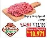 Promo Harga Daging Giling Sapi Spesial per 100 gr - Hypermart