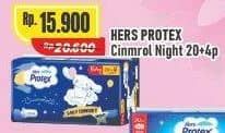 Promo Harga Hers Protex Comfort Night 24 pcs - Alfamart