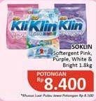 Promo Harga So Klin Softergent/So Klin White & Bright Detergent  - Alfamidi