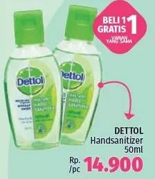 Promo Harga DETTOL Hand Sanitizer Original 50 ml - LotteMart