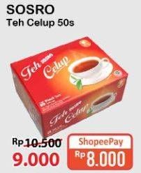 Promo Harga Sosro Teh Celup per 50 pcs 2 gr - Alfamart