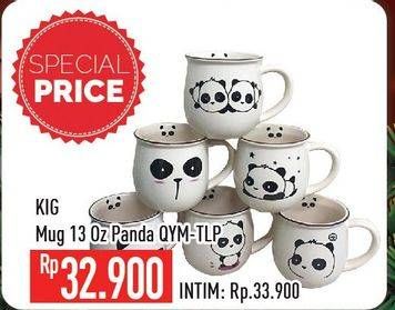 Promo Harga KIG Mug Enamel Panda  - Hypermart