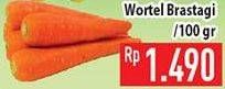 Promo Harga Wortel Berastagi per 100 gr - Hypermart