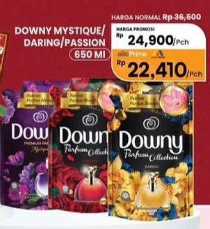 Promo Harga Downy Parfum Collection Mystique, Daring, Passion 650 ml - Carrefour